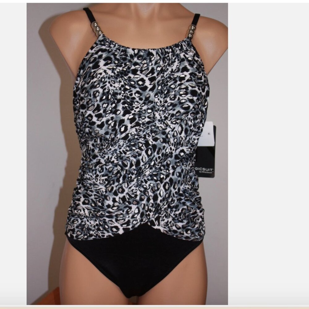 NWT Magicsuit by Miraclesuit one piece Swimsuit size 14